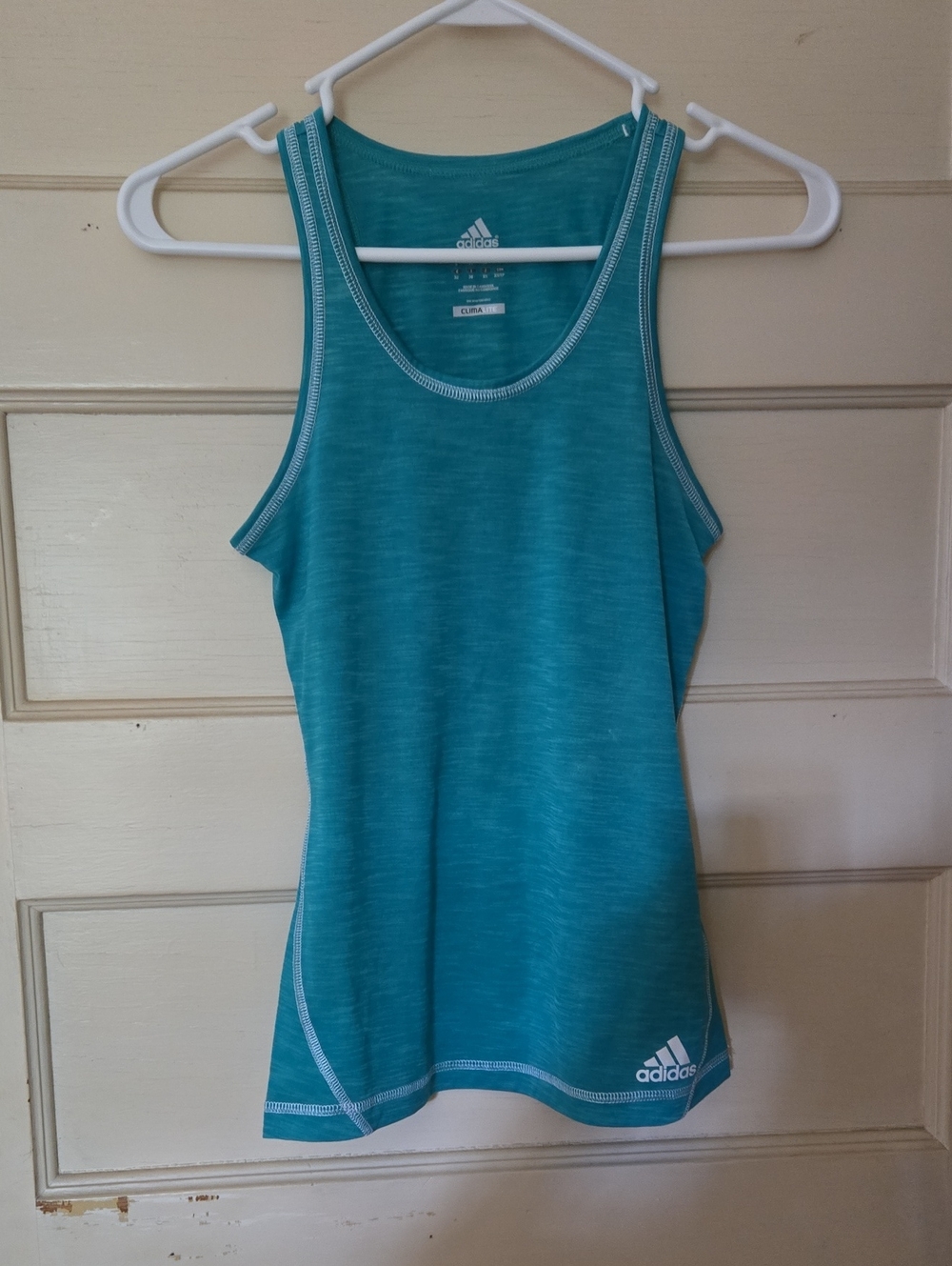 adidas Teal Racerback Climalite Tank S8ze XS